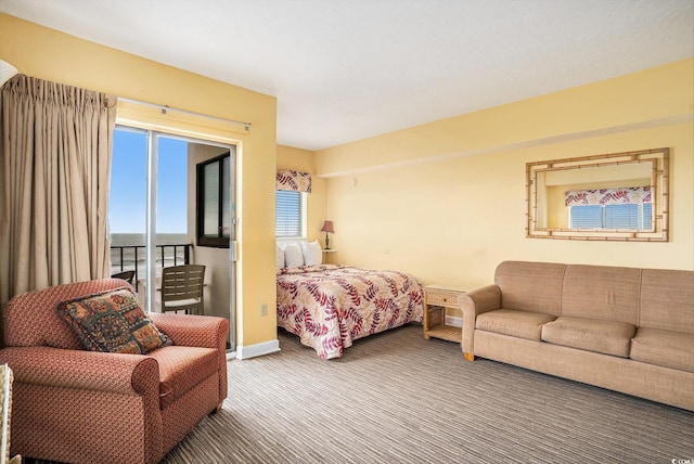 1605 S Ocean Blvd Unit 204, Myrtle Beach, SC 29577 - bedroom with carpet and baseboards