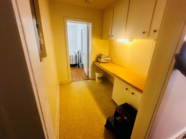 8 Raymond St, Andrews, SC 29510 - hall with light floors and an office area