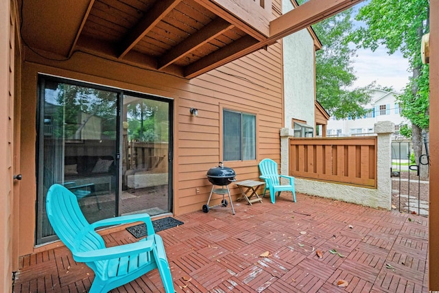 614 15th Ave S Unit 41, Surfside Beach, SC 29575 - view of patio / terrace with area for grilling