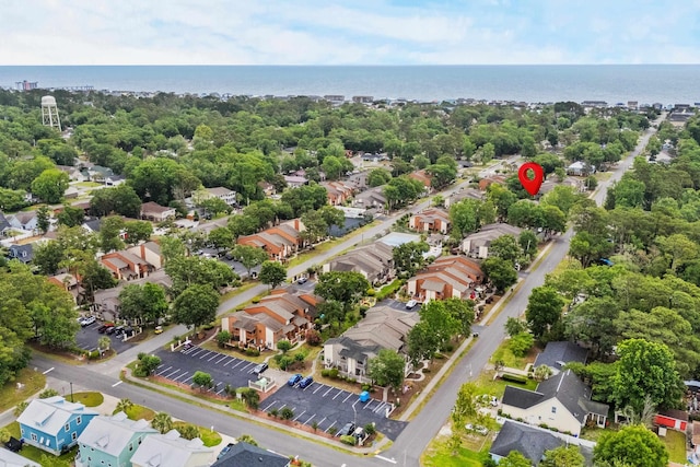 614 15th Ave S Unit 41, Surfside Beach, SC 29575 - aerial view of residential area with a large body of water and a tree filled landscape