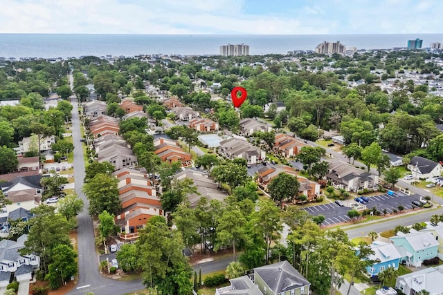 614 15th Ave S Unit 41, Surfside Beach, SC 29575 - aerial perspective of suburban area featuring a nearby body of water