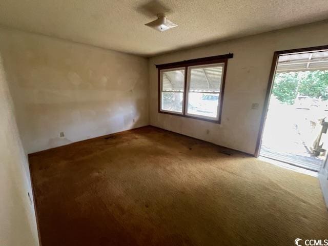 41 Harmon St, Hemingway, SC 29554 - spare room featuring carpet and a textured ceiling