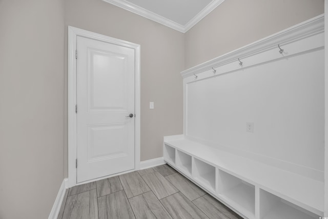 5621 Camilla Ct, Myrtle Beach, SC 29579 - mudroom featuring ornamental molding and baseboards