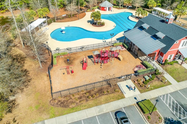 5621 Camilla Ct, Myrtle Beach, SC 29579 - aerial view of a pool area