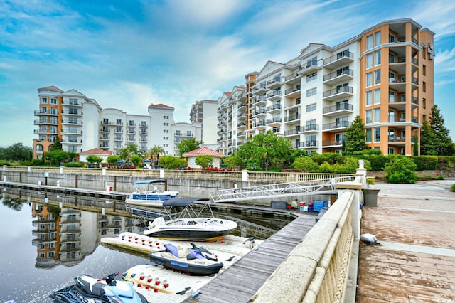 8121 Amalfi Pl Unit 7-805, Myrtle Beach, SC 29572 - dock featuring a water view