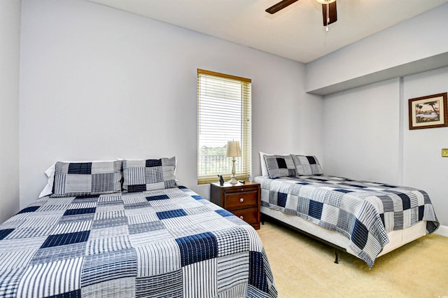8121 Amalfi Pl Unit 7-805, Myrtle Beach, SC 29572 - bedroom with carpet floors and a ceiling fan
