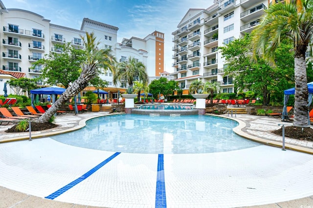 8121 Amalfi Pl Unit 7-805, Myrtle Beach, SC 29572 - community pool with a patio
