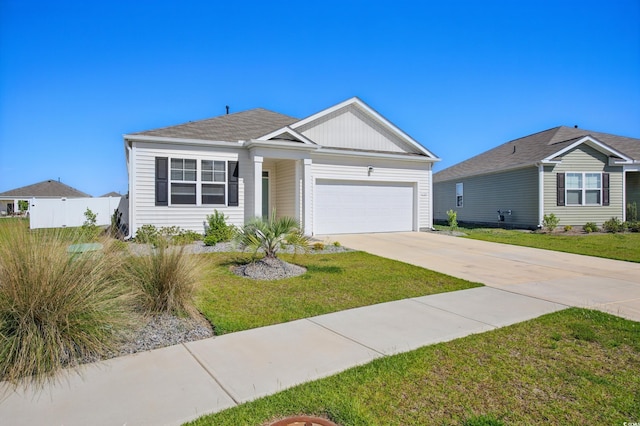 1723 Perthshire Loop, Myrtle Beach, SC 29579 - ranch-style home with an attached garage and concrete driveway