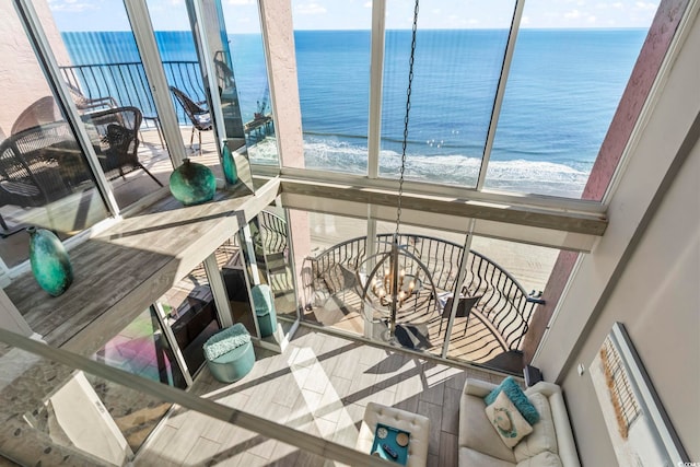 2500 N Ocean Blvd Ph 1, Myrtle Beach, SC 29577 - balcony featuring view of water and beach