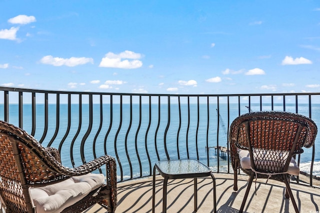 2500 N Ocean Blvd Ph 1, Myrtle Beach, SC 29577 - balcony with a water view