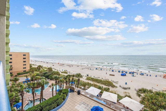 1105 S Ocean Blvd Unit 520, Myrtle Beach, SC 29577 - water view featuring local beach