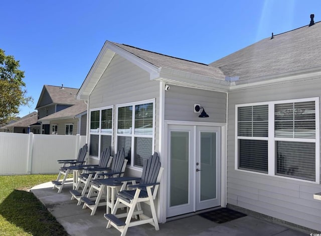 462 Pacific Commons Dr, Surfside Beach, SC 29575 - view of patio with french doors