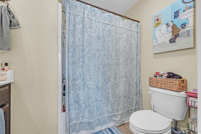 837 Triple Ct Unit 837, Myrtle Beach, SC 29588 - bathroom with vanity, a shower with curtain, and tile patterned floors