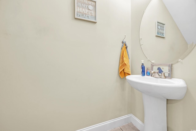837 Triple Ct Unit 837, Myrtle Beach, SC 29588 - bathroom with baseboards and tile patterned flooring