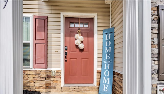 837 Triple Ct Unit 837, Myrtle Beach, SC 29588 - doorway to property featuring stone siding
