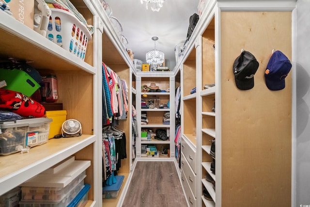 6572 Wellington Dr, Murrells Inlet, SC 29576 - spacious closet with wood finished floors