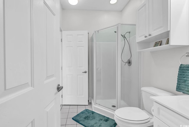 4811 Orchid Way Unit 301, Myrtle Beach, SC 29577 - full bathroom with a shower stall, vanity, and tile patterned flooring