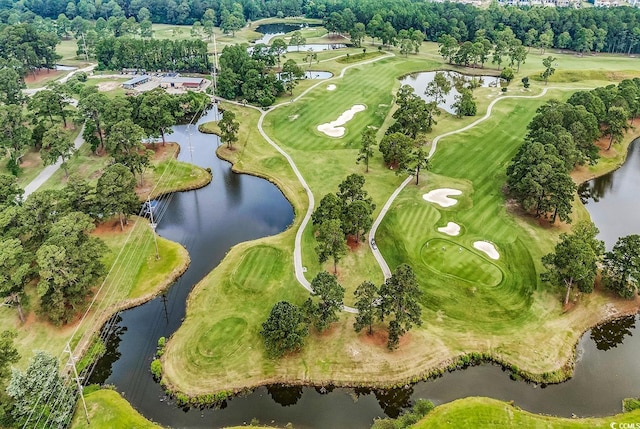 4811 Orchid Way Unit 301, Myrtle Beach, SC 29577 - aerial overview of property's location featuring a nearby body of water