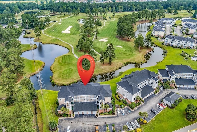4811 Orchid Way Unit 301, Myrtle Beach, SC 29577 - aerial view of a golf course and a large body of water