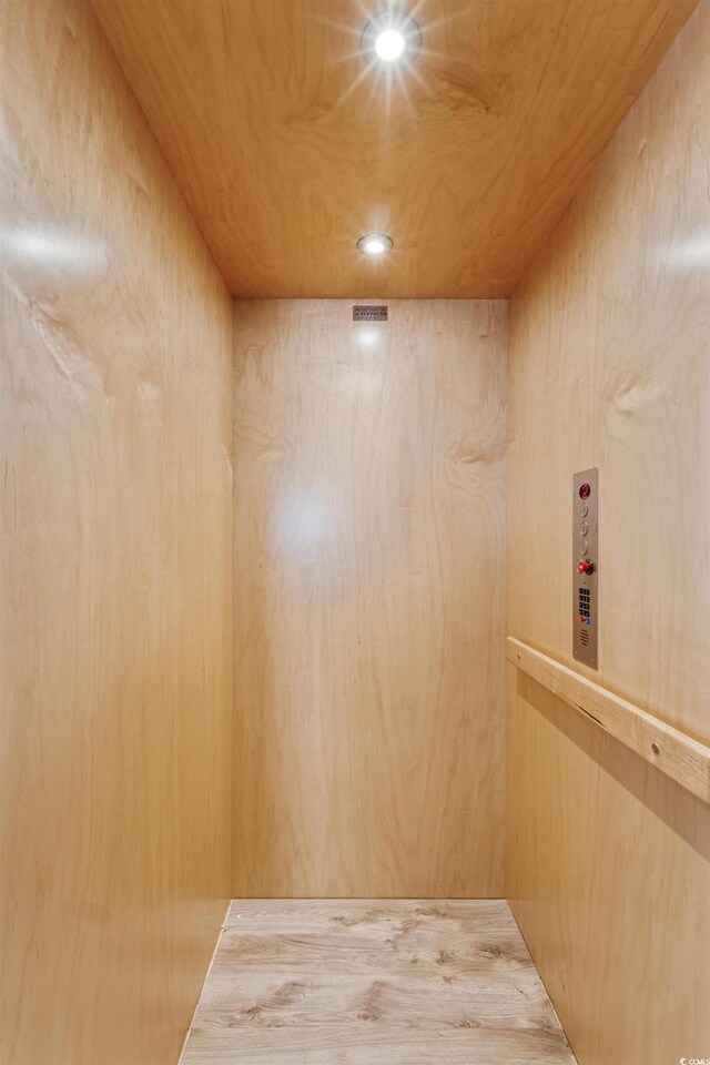 141 Marblehead Dr, Little River, SC 29566 - elevator featuring recessed lighting