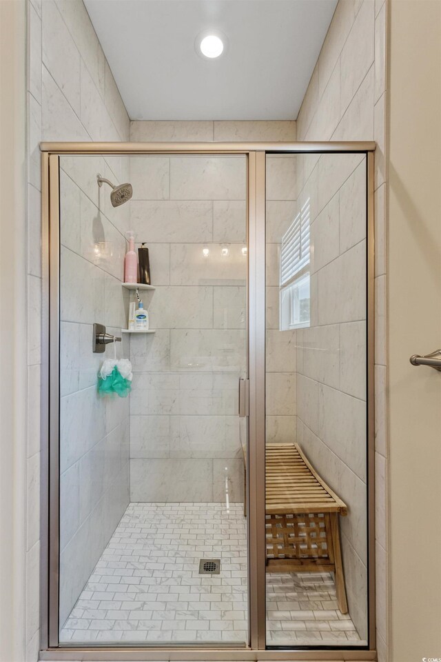 141 Marblehead Dr, Little River, SC 29566 - bathroom featuring a shower stall
