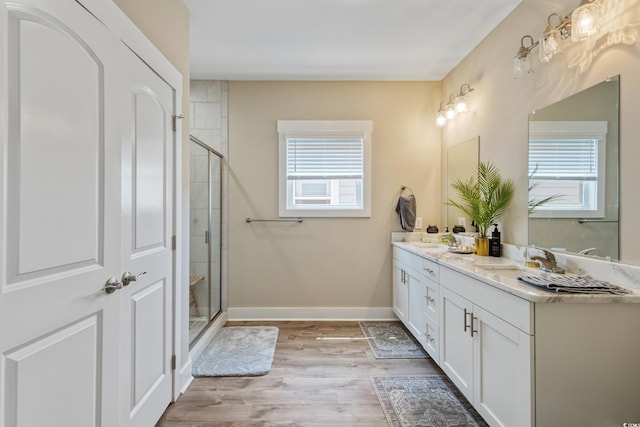 141 Marblehead Dr, Little River, SC 29566 - full bath featuring healthy amount of natural light, double vanity, and tiled shower
