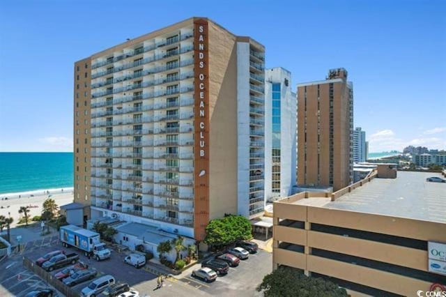 9550 Shore Dr Unit 1524, Myrtle Beach, SC 29572 - view of apartment building / complex featuring view of water and beach