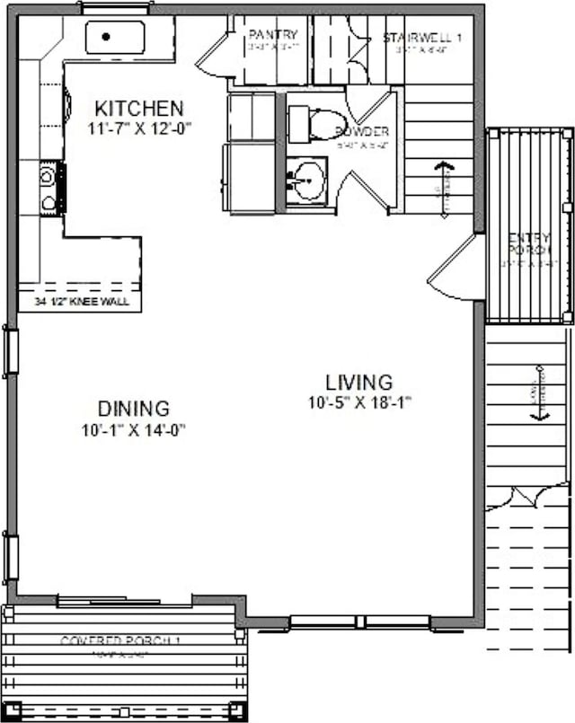 52 Fish Shack Aly, Murrells Inlet, SC 29576 - view of floor plan / room layout