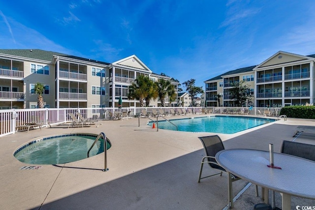 601 Hillside Dr N Unit 3704, North Myrtle Beach, SC 29582 - community pool featuring a patio area