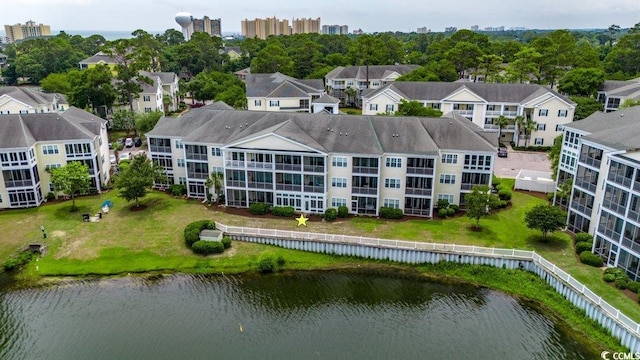 601 Hillside Dr N Unit 3704, North Myrtle Beach, SC 29582 - aerial view of residential area featuring a nearby body of water
