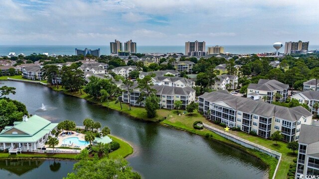 601 Hillside Dr N Unit 3704, North Myrtle Beach, SC 29582 - bird's eye view of a nearby body of water