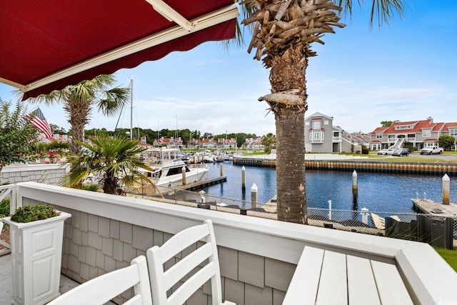 4396 Baldwin Ave Unit 30, Little River, SC 29566 - balcony with a water view