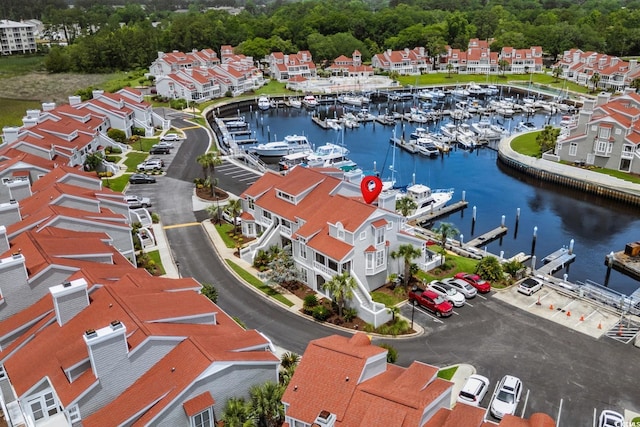 4396 Baldwin Ave Unit 30, Little River, SC 29566 - drone / aerial view of a marina and a large body of water