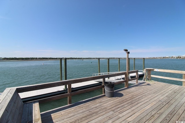 1582 S Waccamaw Dr Unit 56, Garden City Beach, SC 29576 - dock featuring a water view