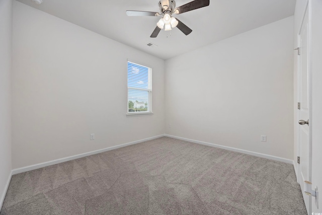 3573 Bells Lake Cir, Longs, SC 29568 - carpeted empty room featuring baseboards and ceiling fan