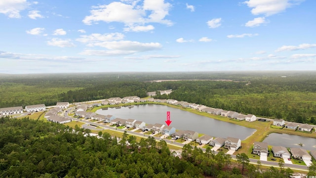 3573 Bells Lake Cir, Longs, SC 29568 - view of property location with a forest and a nearby body of water