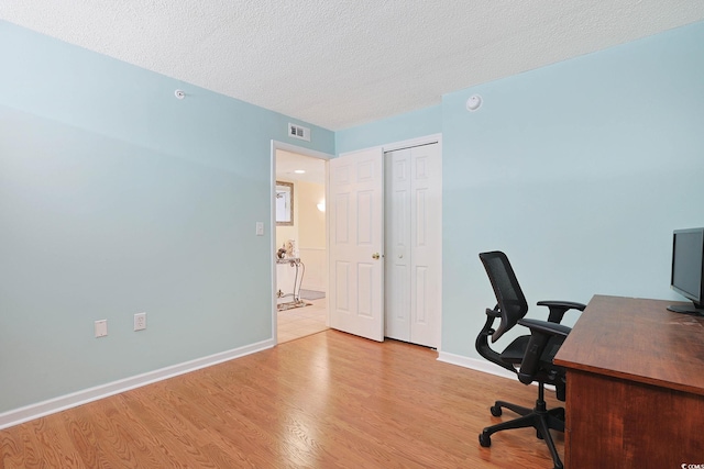 201 S Ocean Blvd Unit 1106, North Myrtle Beach, SC 29582 - office space featuring wood finished floors and a textured ceiling