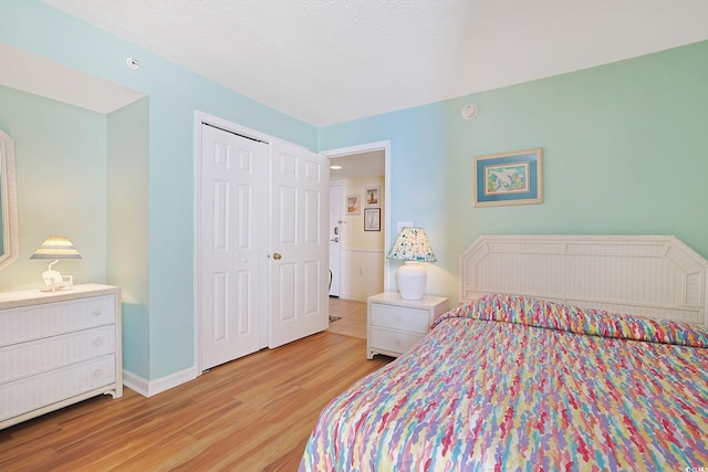 201 S Ocean Blvd Unit 1106, North Myrtle Beach, SC 29582 - bedroom with wood finished floors and a closet