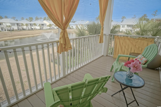 148 Splendor Cir, Murrells Inlet, SC 29576 - balcony with a water view and a residential view