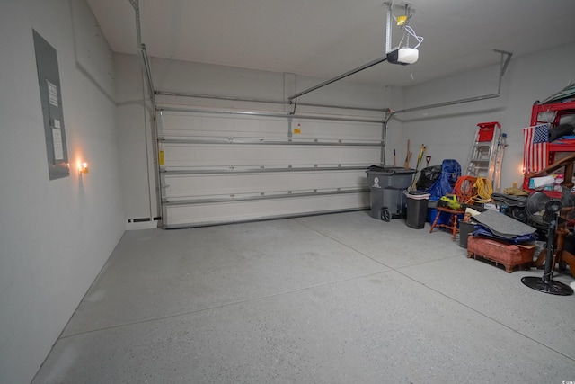 148 Splendor Cir, Murrells Inlet, SC 29576 - garage featuring a garage door opener and electric panel