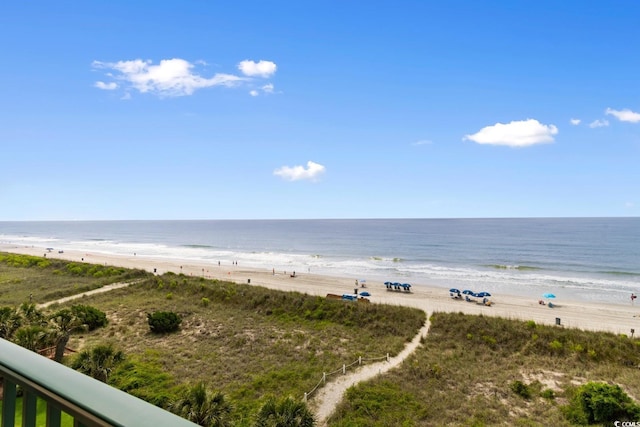 4505 S Ocean Blvd Unit 5D, North Myrtle Beach, SC 29582 - water view with local beach