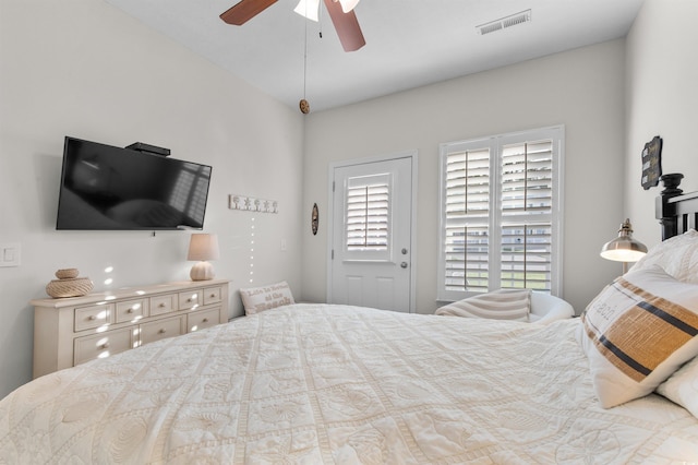 603 Wave Rider Ln Unit 603, North Myrtle Beach, SC 29582 - bedroom with a ceiling fan