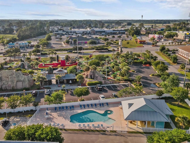 603 Wave Rider Ln Unit 603, North Myrtle Beach, SC 29582 - bird's eye view of a pool area