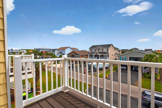 39 Newport St, Ocean Isle Beach, NC 28469 - wooden terrace with a residential view