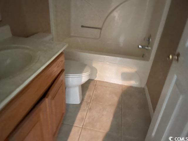 2862 Loblolly Ave, Little River, SC 29566 - full bath with toilet, vanity, bathtub / shower combination, and tile patterned floors