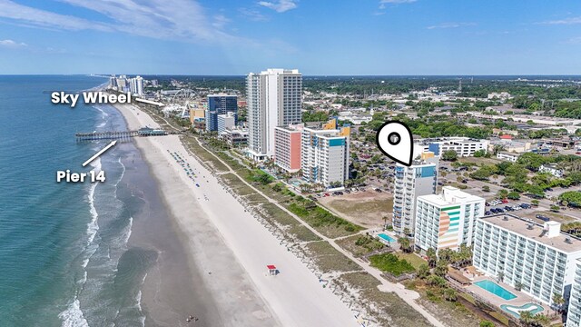 1708 N Ocean Blvd Unit 101, Myrtle Beach, SC 29577 - view of urban area with expansive coastline