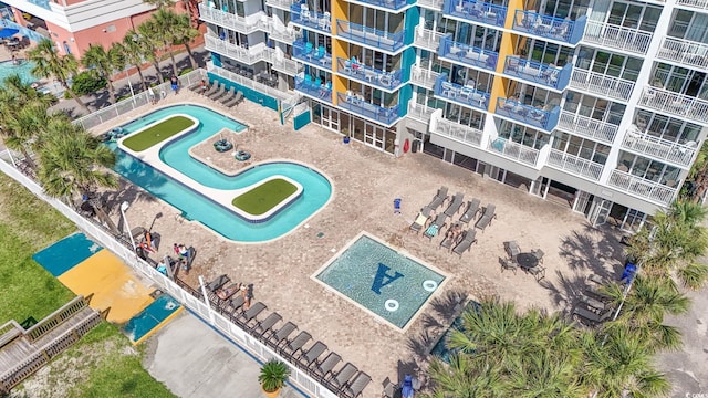 1708 N Ocean Blvd Unit 101, Myrtle Beach, SC 29577 - bird's eye view of apartment complex / building