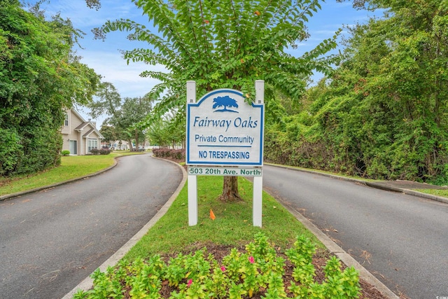 503 20th Ave N Unit 55B, North Myrtle Beach, SC 29582 - view of community / neighborhood sign