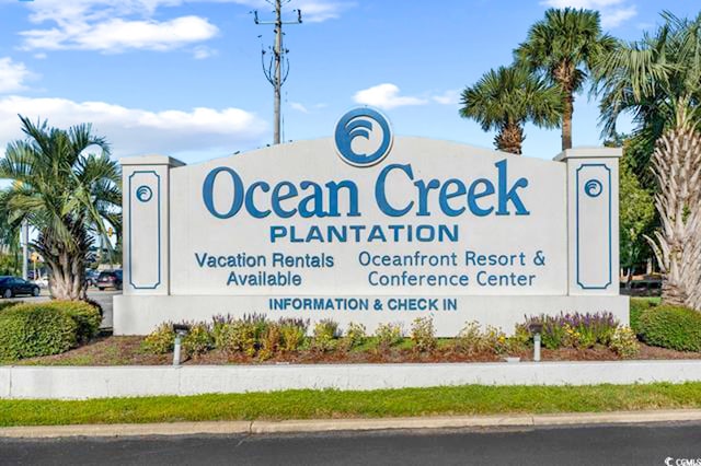 435 Ocean Creek Dr Unit 2722, Myrtle Beach, SC 29572 - view of community sign