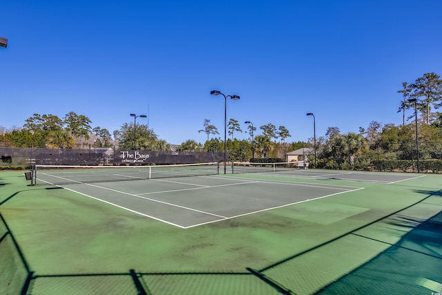 24 Willowbend Dr, Murrells Inlet, SC 29576 - view of tennis court featuring community basketball court